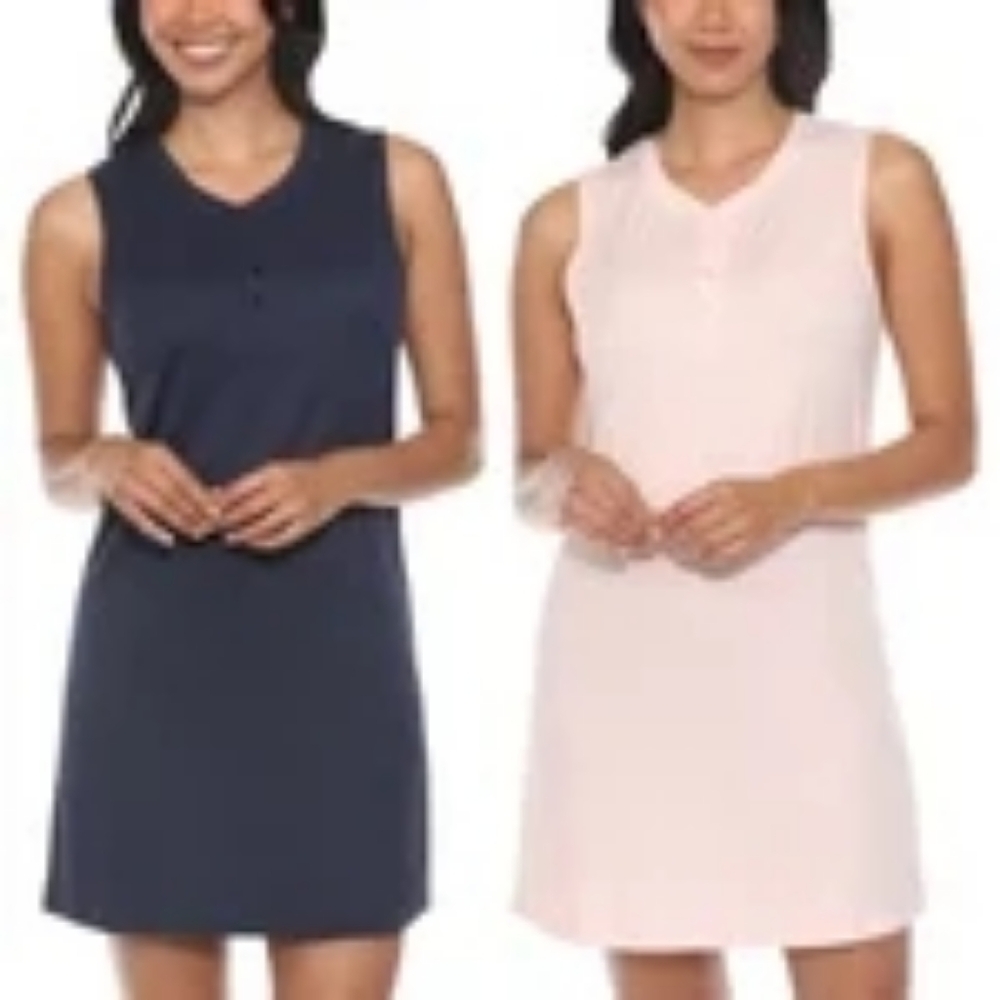 Honeydew Women's Sleep Tank Dress, 2-pack